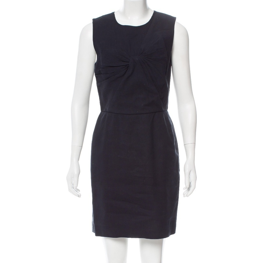 3.1 Phillip Lim Black Front Knot cocktail Dress